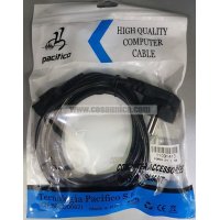 Cable de alimentacion de conector macho de conexiones cilindricas