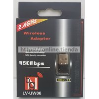 Mini USB Wi-Fi wifi adaptador LV-UW06